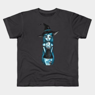 blue witch Kids T-Shirt